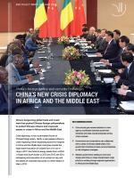 China's New Crisis Diplomacy in Africa and the Middle East