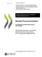 Cover OECD Working Paper, Blended Finance No 51, February 2019 