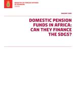 Domestic pension funds in Africa: can they finance the SDGs