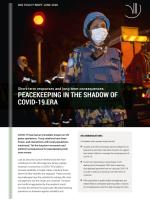 Peacekeeping in the shadow of Covid-19 era