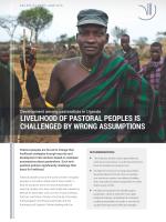 Livelihood of pastoralists is challenged by wrong assumptions