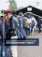Europe's refugee crisis and the threat of terrorism