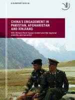 China's engagement in Pakistan, Afghanistan and Xinjiang