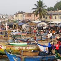 African Fishermen Ghana 