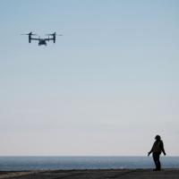 Drone and soldier - Baltic Sea